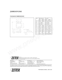 ZXMD65P03N8TA Datasheet Page 4