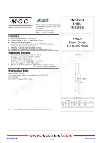 1N5356B-TP Datenblatt Cover