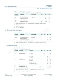 1PS301 Datasheet Page 4