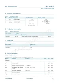 1PS70SB15 Datasheet Page 3