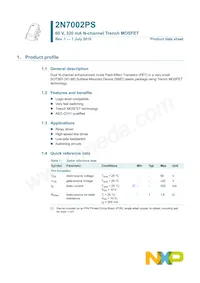 2N7002PS/ZLX Datasheet Page 2