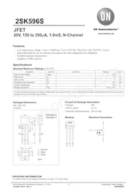 2SK596S-C Datenblatt Cover