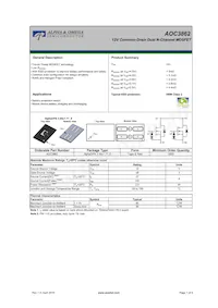 AOC3862 Datasheet Cover