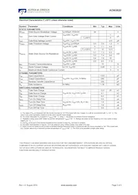 AON3820 Datasheet Page 2