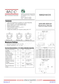 BAS21S-TP Datasheet Cover