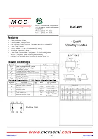 BAS40V-TP Datenblatt Cover