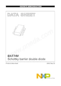 BAT74V Datasheet Page 2