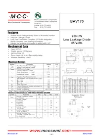 BAV170-TP Datasheet Copertura