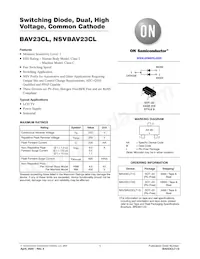 BAV23CLT3G Datenblatt Cover