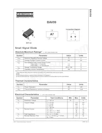BAV99-D87Z Datasheet Copertura