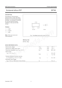 BFT46 Datasheet Page 2