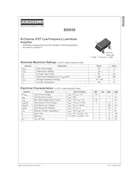 BSR56 Datasheet Page 2