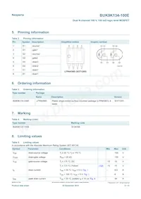 BUK7K134-100EX Datasheet Page 2