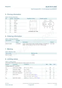 BUK7K15-80EX Datasheet Page 2