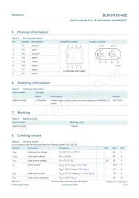 BUK7K18-40EX Datasheet Page 2