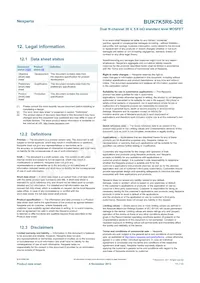 BUK7K5R6-30E Datasheet Page 11