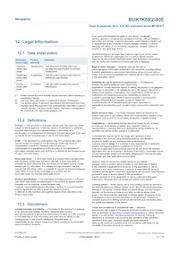 BUK7K6R2-40EX Datasheet Pagina 11