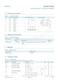 BUK9K12-60EX數據表 頁面 2