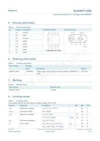 BUK9K17-60EX Datasheet Page 2