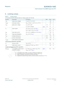 BUK9K29-100E Datasheet Page 3