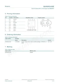 BUK9K30-80EX Datasheet Page 2