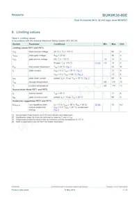 BUK9K30-80EX Datasheet Page 3