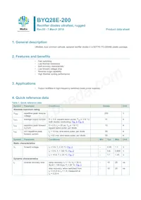 BYQ28E-200 Datasheet Cover