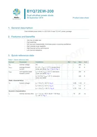 BYQ72EW-200Q Datasheet Cover