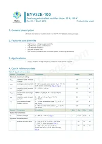 BYV32E-100 Datasheet Cover