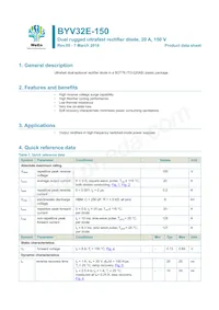 BYV32E-150 Datasheet Cover