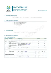 BYV32EB-200 Datasheet Cover
