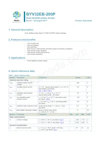 BYV32EB-200PJ Datasheet Cover
