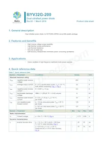 BYV32G-200 Datasheet Cover