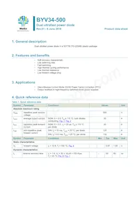 BYV34-500 Datasheet Cover
