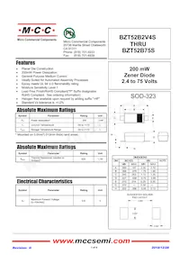 BZT52B13S-TP Datasheet Cover