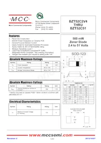 BZT52C47-TP Datasheet Cover