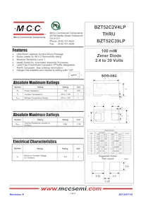 BZT52C5V6LP-TP Datenblatt Cover
