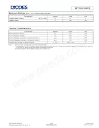 BZT52HC18WFQ-7 Datasheet Page 2