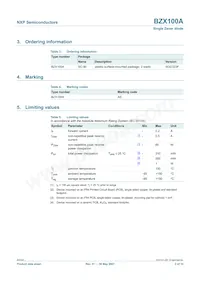 BZX100A數據表 頁面 3