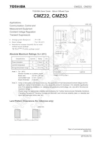 CMZ22(TE12L Datasheet Cover