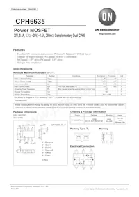 CPH6635-TL-H Datasheet Cover