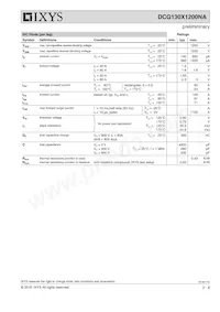 DCG130X1200NA數據表 頁面 2