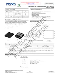 DMC1017UPD-13 Datasheet Cover