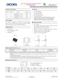 DMC2038LVTQ-7 Datasheet Cover