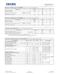 DMC21D1UDA-7B Datasheet Page 2