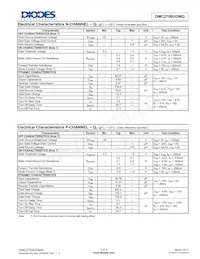 DMC2700UDMQ-7 Datasheet Pagina 3