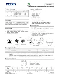 DMC2710UV-7 Datasheet Cover