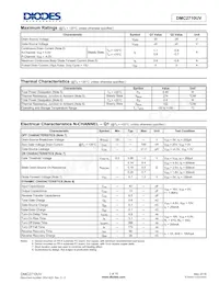 DMC2710UV-7 Datasheet Pagina 2