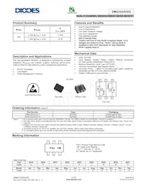 DMG1023UVQ-7 Datasheet Cover