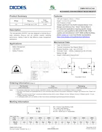 DMN1003UCA6-7 Datasheet Copertura